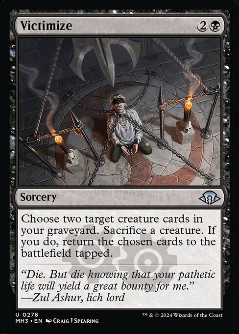 Victimize card art