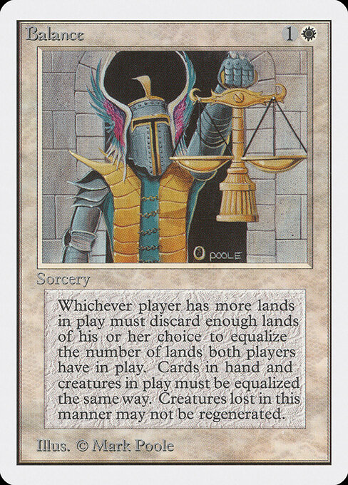 Balance card art