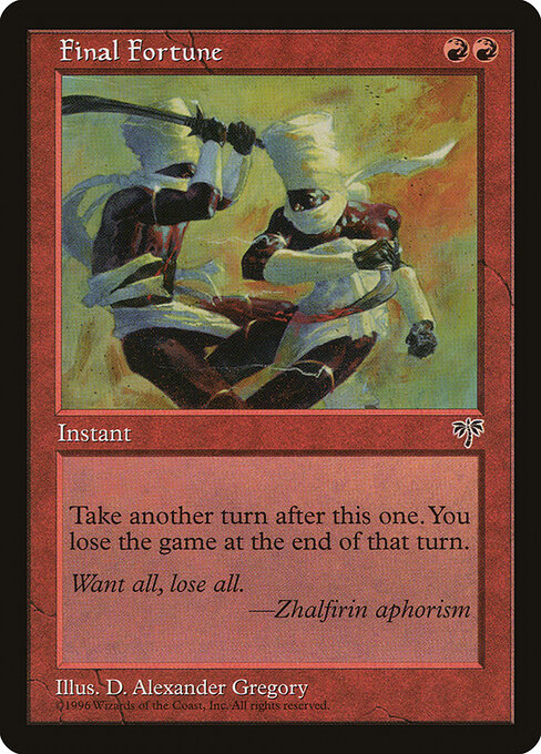 Final Fortune card art