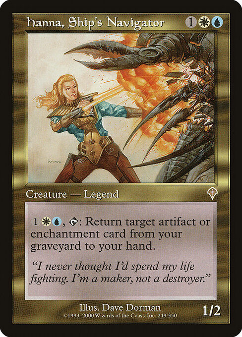 Hanna, Ship's Navigator card art