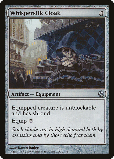 Whispersilk Cloak card art