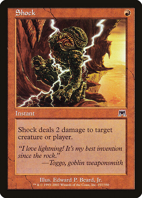 Shock card art
