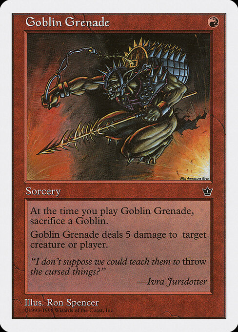 Goblin Grenade card art