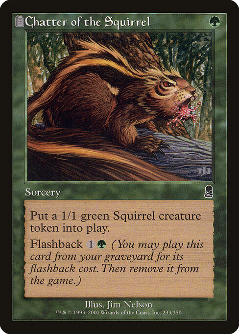 Chatter of the Squirrel card art