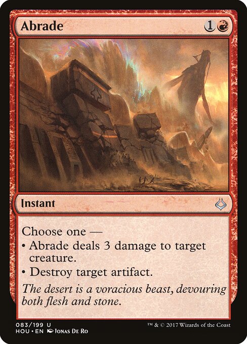 Abrade card art
