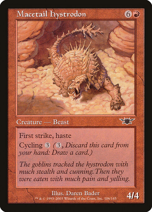 Macetail Hystrodon card art