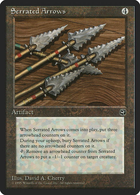 Serrated Arrows card art