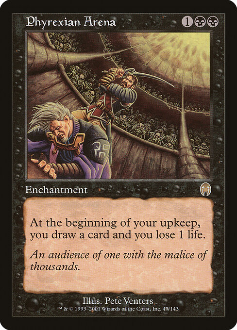 Phyrexian Arena card art