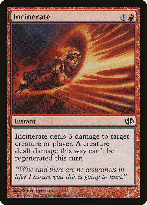 Incinerate card art