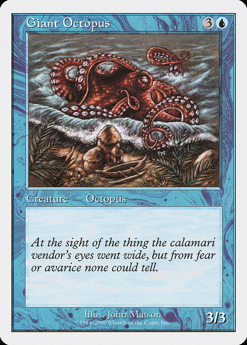 Giant Octopus card art
