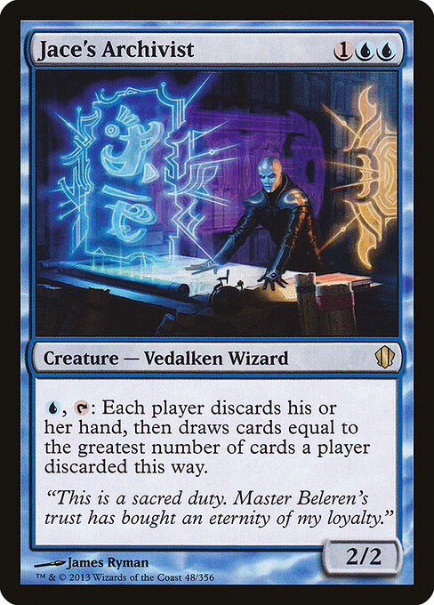 Jace's Archivist card art