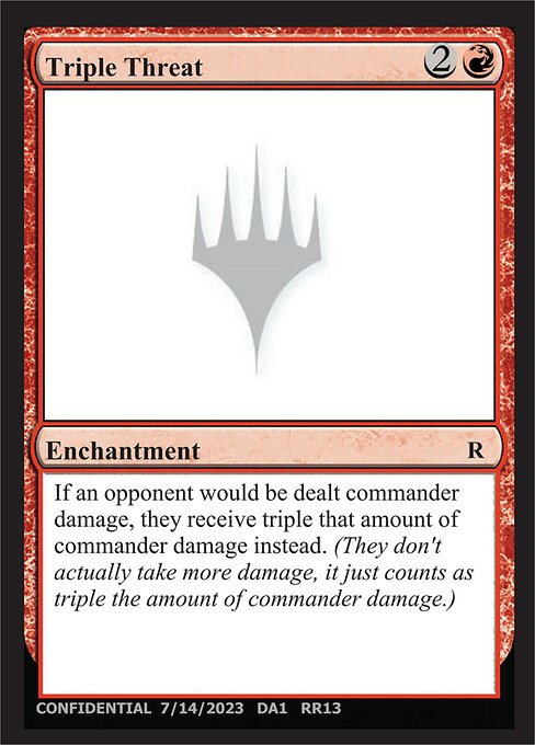 Triple Threat card art