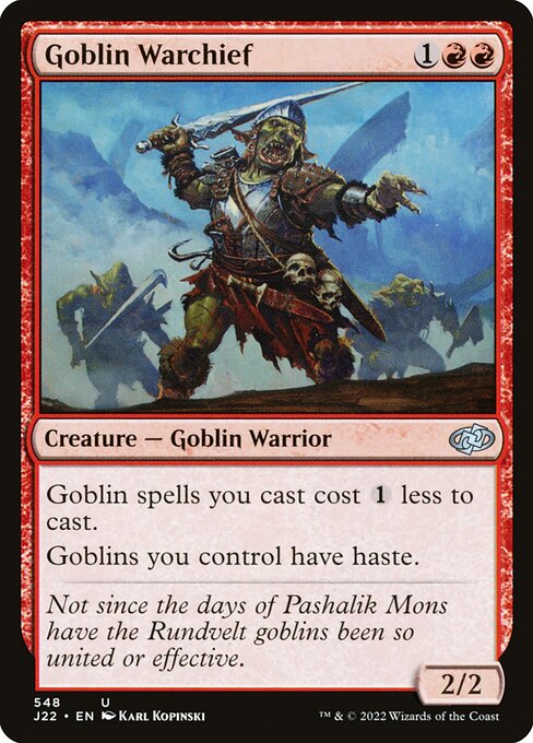 Goblin Warchief card art