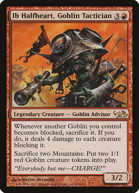 Ib Halfheart, Goblin Tactician card art