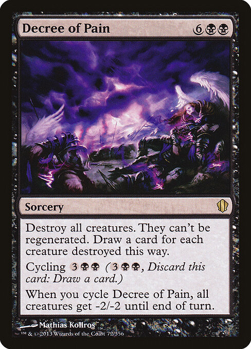 Decree of Pain card art
