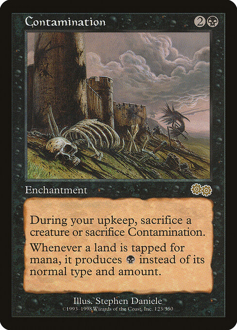 Contamination card art