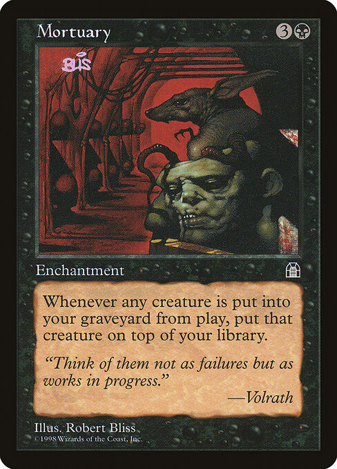 Mortuary card art