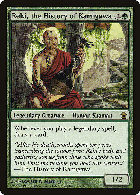 Reki, the History of Kamigawa card art
