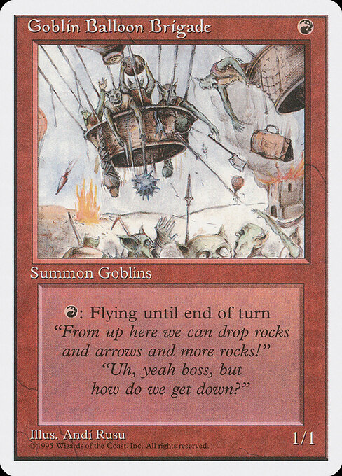 Goblin Balloon Brigade card art