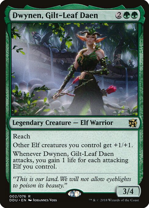 Dwynen, Gilt-Leaf Daen card art