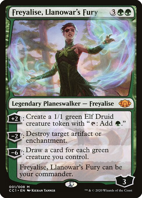 Freyalise, Llanowar's Fury card art