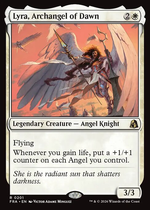 Lyra, Archangel of Dawn card art
