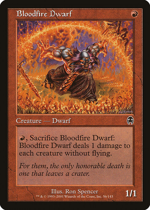 Bloodfire Dwarf card art