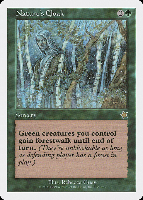 Nature's Cloak card art