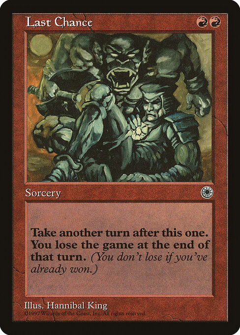Last Chance card art