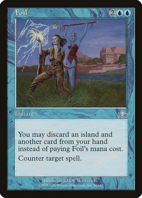 Foil card art