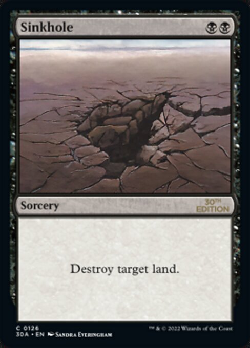 Sinkhole card art