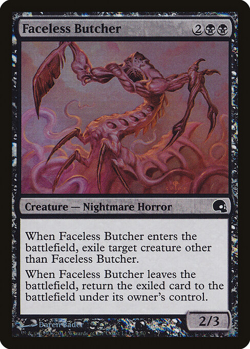 Faceless Butcher card art