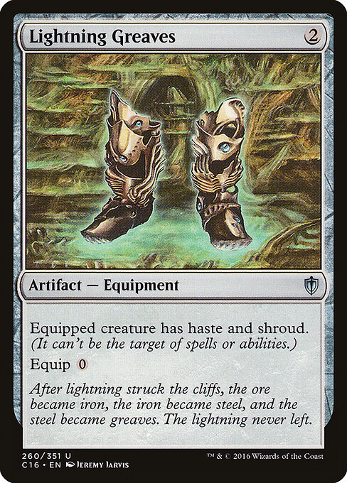 Lightning Greaves card art