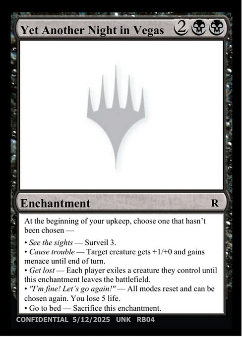 Yet Another Night in Vegas card art