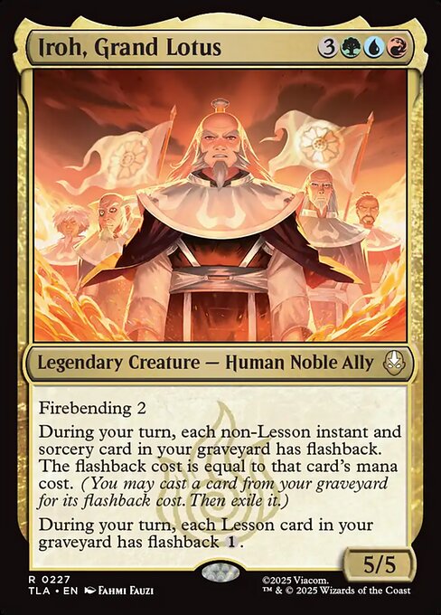 Iroh, Grand Lotus card art