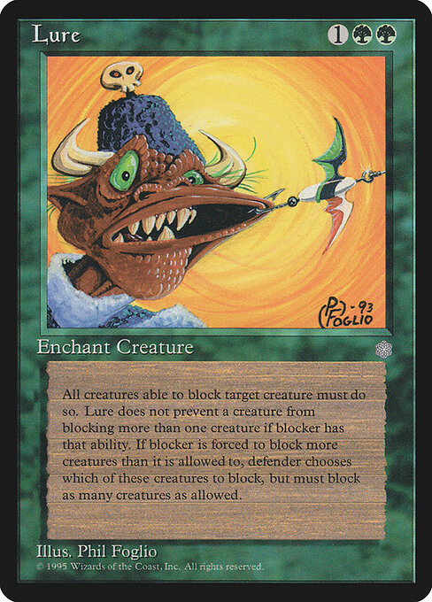 Lure card art