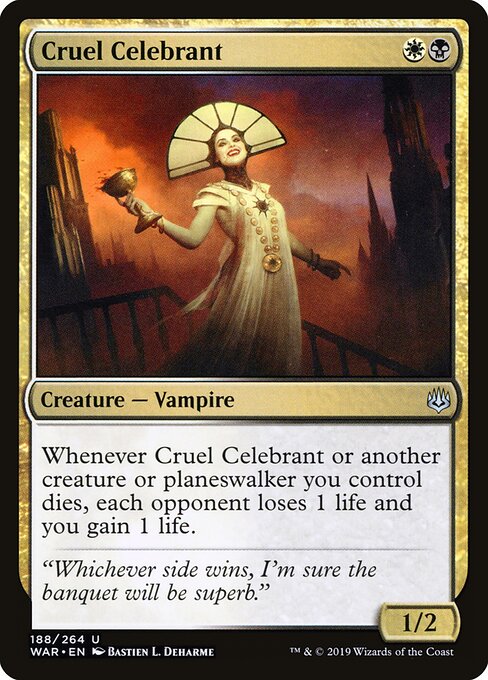 Cruel Celebrant card art