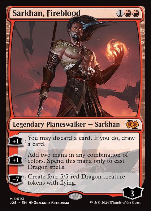 Sarkhan, Fireblood card art