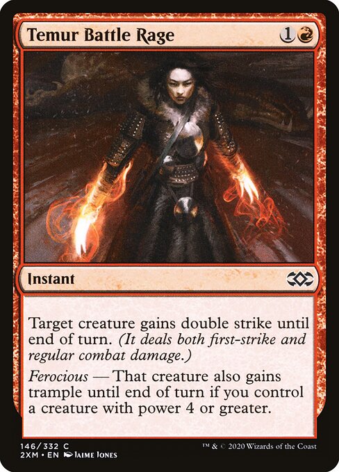 Temur Battle Rage card art