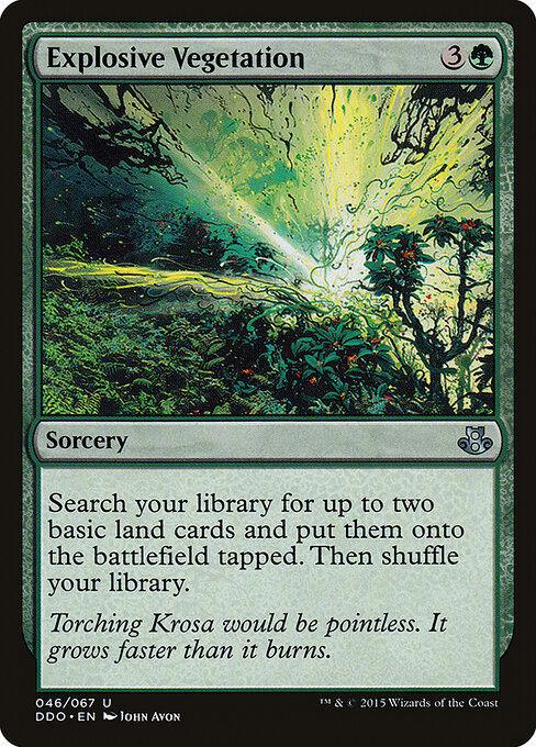 Explosive Vegetation card art
