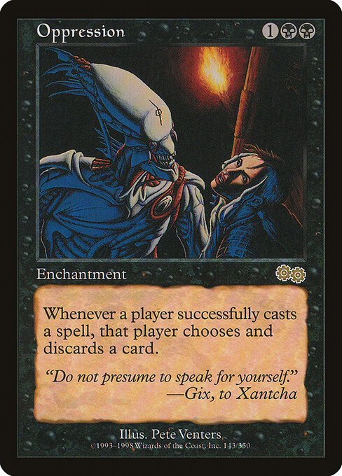 Oppression card art