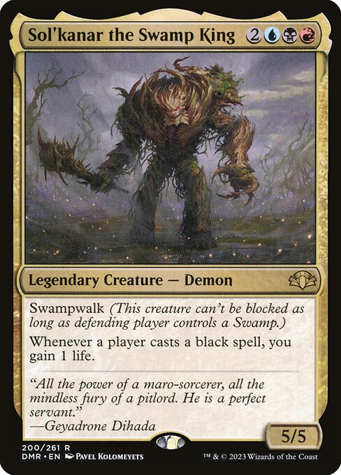 Sol'kanar the Swamp King card art