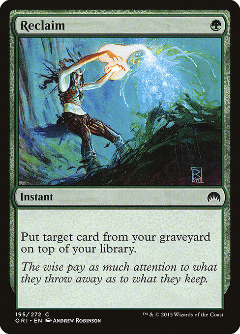Reclaim card art
