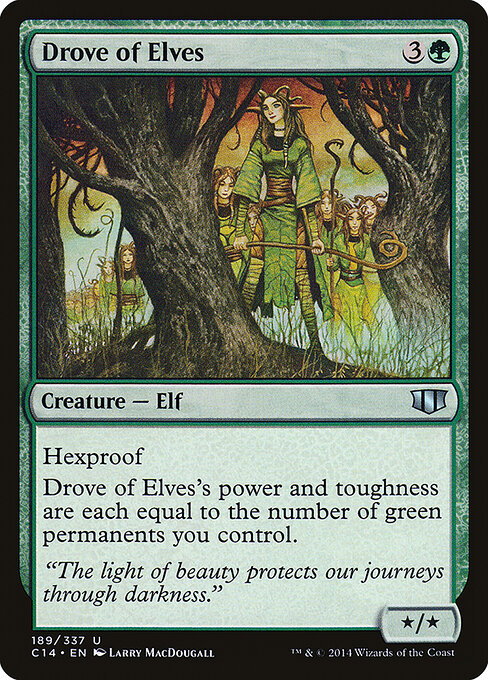 Drove of Elves card art