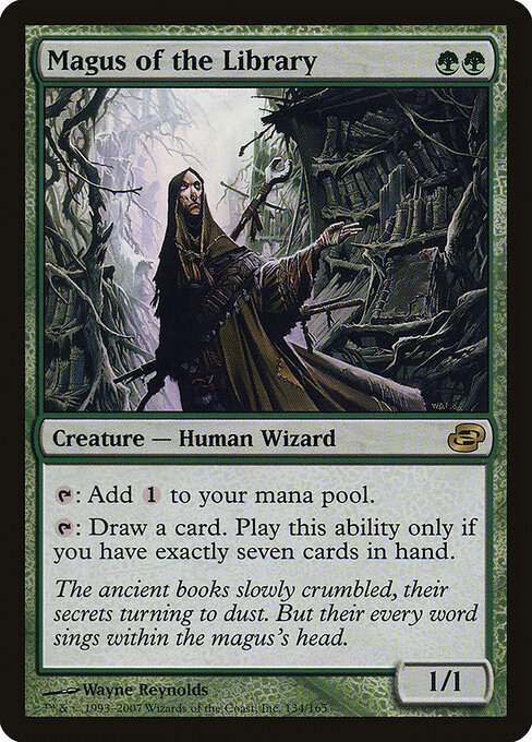 Magus of the Library card art