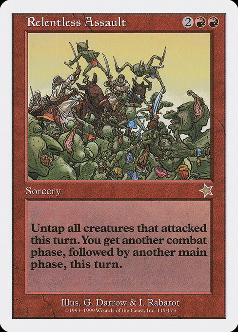 Relentless Assault card art