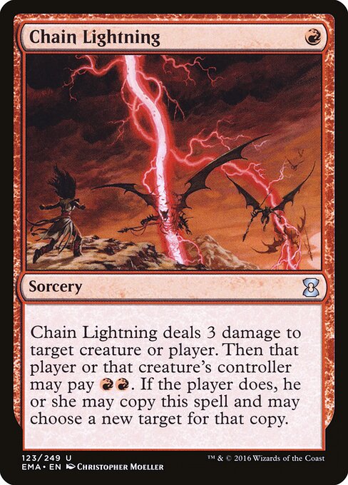 Chain Lightning card art