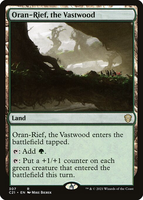 Oran-Rief, the Vastwood card art