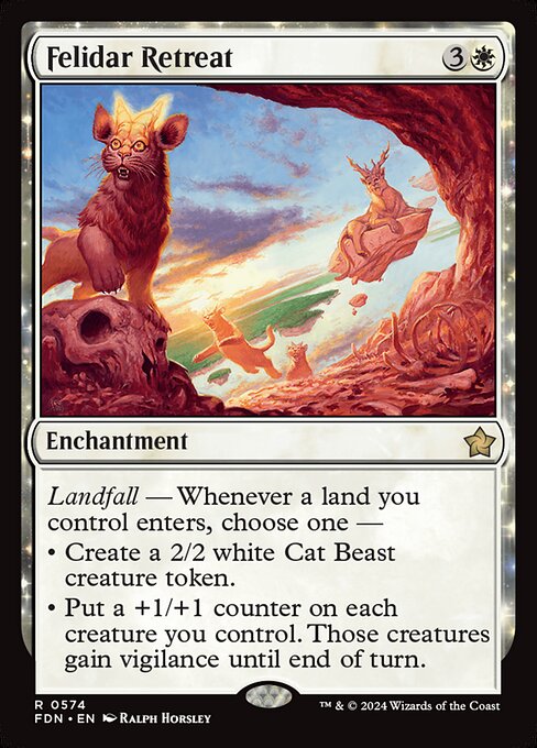 Felidar Retreat card art