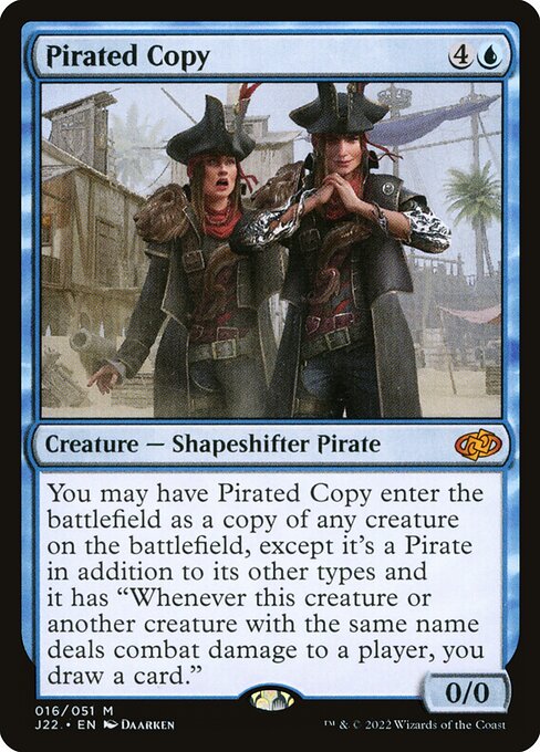 Pirated Copy card art